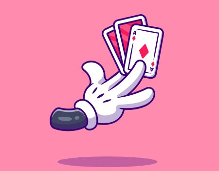 Hand Holding Card Cartoon Vector Icon Illustration. Sport Game Icon Concept Isolated Premium Vector. Flat Cartoon Style